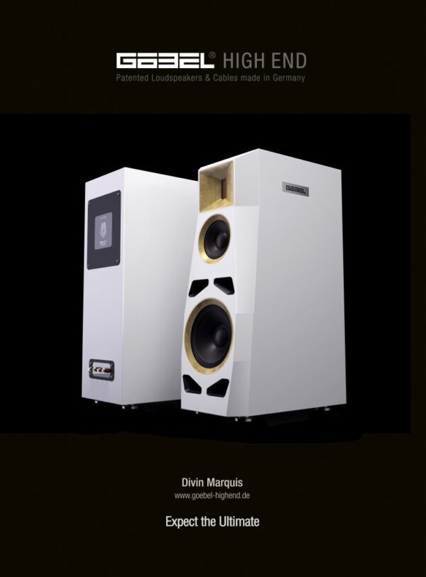 The Göbel Divin Marquis sets the ultimate benchmark for small, efficient loudspeakers with a specifically developed 8 inch midrange driver.